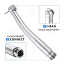 High-Speed Ceramic Turbine Handpiece for Dentistry Electric E-Generator Drills 280,000-350,000 RPM CE Certified 1 Year Warranty