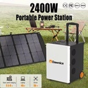 Outdoor Fast Charging Lifepo4 Portable Power Station 2400W Solar Generator Pure Sine Wave Lithium Battery Energy Storage Supply