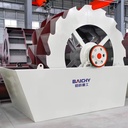 50-100tph River Sand and Gravel Processing Wheel Bucket Sand Washing Machine Plant Price Sand Washer Systems for Mine & Quarry