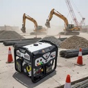 11000NED Gasoline Generator 9KW Max Output 8KW Rated Portable Construction Industrial Generator