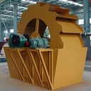 New Construction River Stone Ore Sand Washer with Gear AC Motor Pump 68t/h Capacity Brand