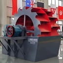 Wheel Washing Sand Washer Machine with Pump Max.300t/h Capacity AC Motor for Silica Quartz Garnet Marble Mining