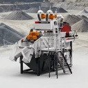 Stationary FW Series Wet Sand Washing Machine AC Motor Bearing Quartz Silica Sand Spiral Gravel Washer 160-200t/h Capacity
