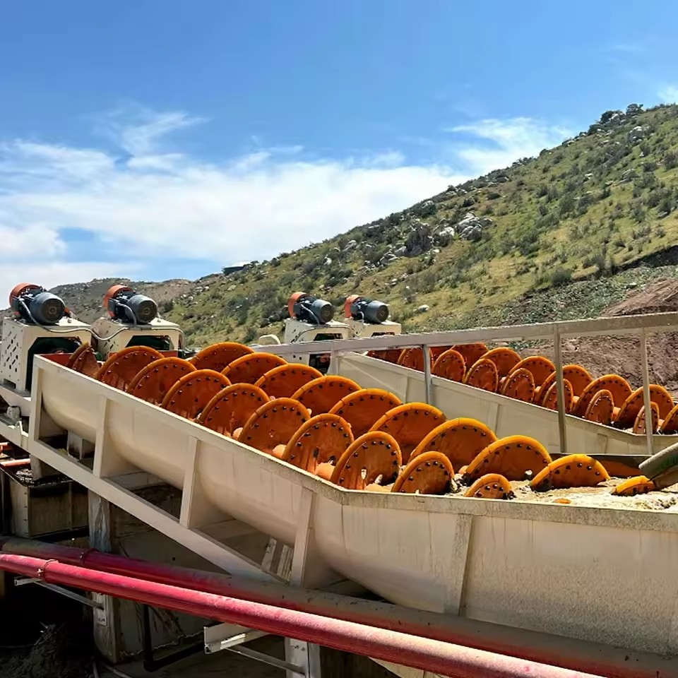 Portable Road-Sand-Cleaning-Machine Xl 920 Double Spiral Sand Washing Machine Paving Stone Sand Washer for Building