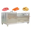 Brush Roller Potato Cassava Washer Peeler Continuous Carrot Ginger Peeler Washer Hard Brush Sand Roller Carrot Washer