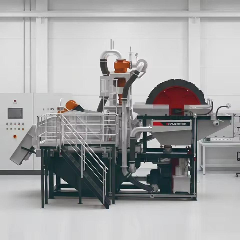 NFLG 160-200TPH Modular Sand Washing Production Line AC Motor Engine PLC Control High Efficiency Silica Sand Cleaning System