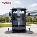 Commercial Battery Powered Sweeper Fully Enclosed Sand and Dust Street Sweeper with High Pressure Washer