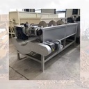 304 Stainless Steel Cassava Peeling Machine Sand Roller Cassava Peeler with Spray System Cassava Washer+Peeler