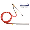 Pressure Washer Rust Removal Sandblasting Attachment Wet Sand-Blaster Kit 3000-5000 PSI 1/4'' Quick Connect with Protect Glasses
