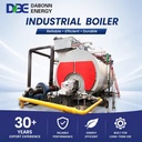 500-20000kg Horizontal Fire Tube Design with Low Pressure Supplier Diesel Oil Gas Fired Steam Generator