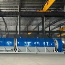 Waste Sorting Trommel Screen Sand Washer Trommel Screen Machine 25 Mt High Efficient Rotary Trommel Screen