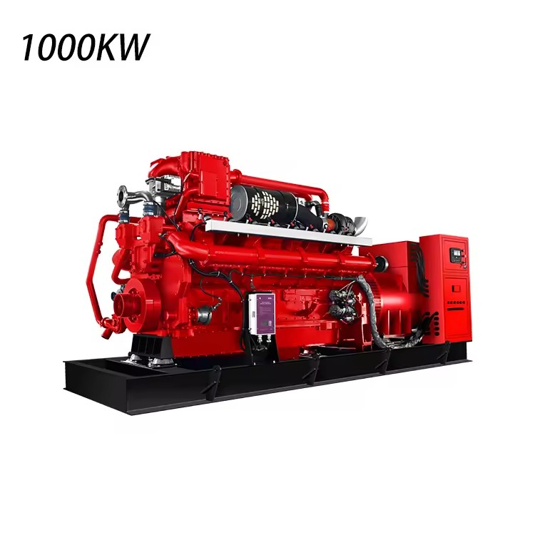 950kw 900kw 1000kw Biogas Genset 1MW Natural Gas CNG LPG Generator Set1200KVA Biomass Generator Generating Electricity Power