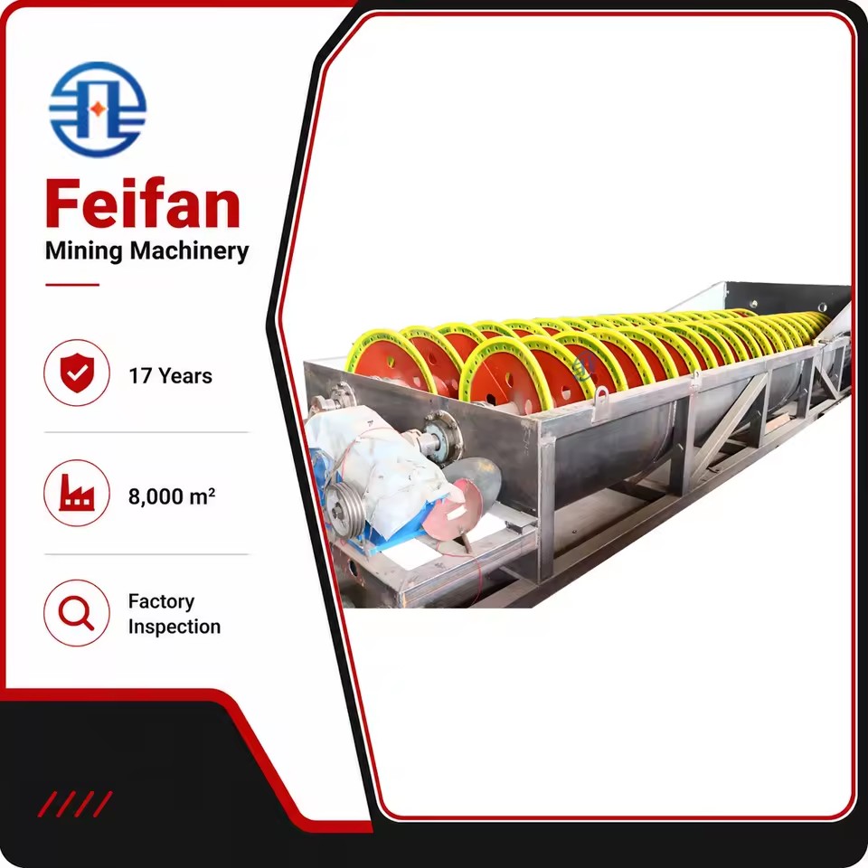 OEM Strong Structure Dual Shaft Spiral Sand Washer Pump Fully Automatic PLC Control Long Service Industrial Production