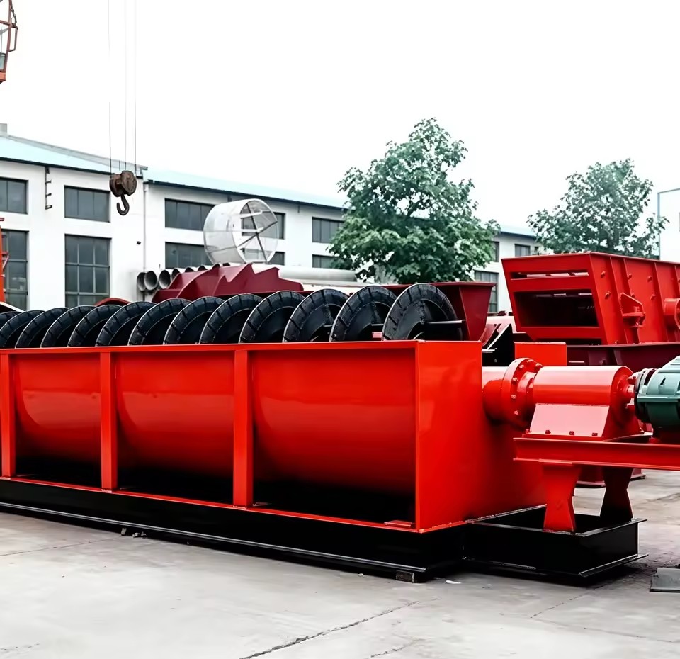 Ce High Capacity Sand Washing Machine Spiral Sand Washer for Gravel Plate Mining Construction Materials