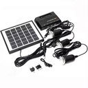 Portable 3pcs Bulbs 8w Solar Lighting Home Kit Wit Solar Lighting System Portable Solar Energy System Solar Home Lighting Kit