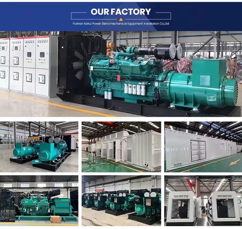 800KW 1000KVA Open Frame Diesel Generator Set 880KW 1100KVA Cummins KTA38G5 Engine Industrial Power Unit