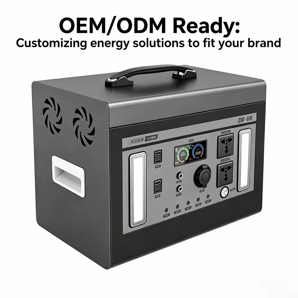800W Portable Power Station High Output Pure Sine WaveMPPT ACsocketUSB-C PD Fast Charging Solar Generator Portable Power Station