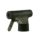 High End 28/410 28mm Frosting Dark Green Plastic Trigger Spray Pump Head Chemical Resistant Bottle Sprayer Gun