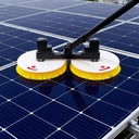 Electric Double-Head Photovoltaic Panel Cleaning Machine Solar Panel Cleaning Equipment Brush Power Generation Cleaning Brushes