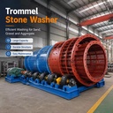 Heavy Duty Rotary Drum Stone Washer Machine for Gravel Rock Aggregate Ore Washing and Cleaning Equipment