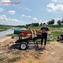 High Durability Gold Shaker Deck Screen Mini Portable Gold Washing Plant Sluice Box with Anti-abrasion for Placer Gold Mining