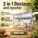 Energy Saving Potato Destoner Washer with Water Recirculation System for Potato Chip & Potato Powder Line