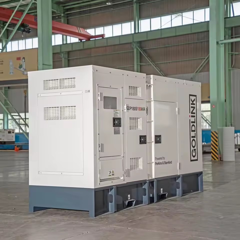 Manufacturer Wholesale Silent 180KVA 144KW Electricity Generators Remote Start Three Phase 400V 12V Rated Alternative Brushless