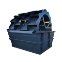 High Wheel Bucket Mini Sand Washing Machine 80-150 T/h Capacity 18.5 kW Motor for Glass Recycling Small Manufacturing