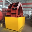 Silica Sand Glass Production Most Reliable Wheel Sand Washing Machine AC Motor 18.5kw 80-150t/h Wash Sand Clean