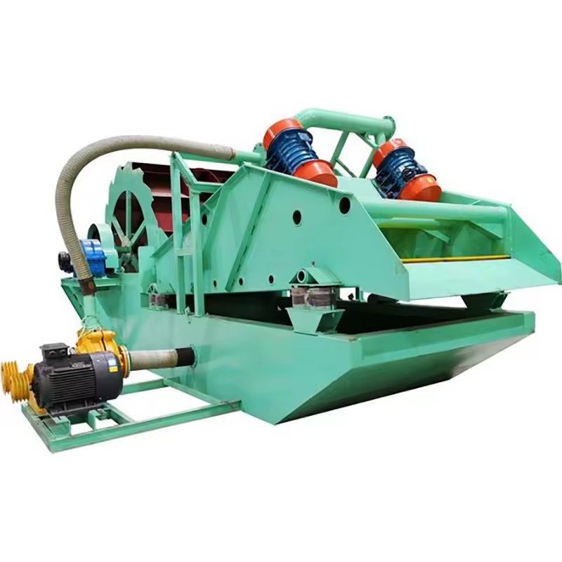 High Quality Single Spiral Gear Ore Sand Washer Plant AC Motor 20-180t/h Capacity for Mining Artificial Sand Washing Equipment