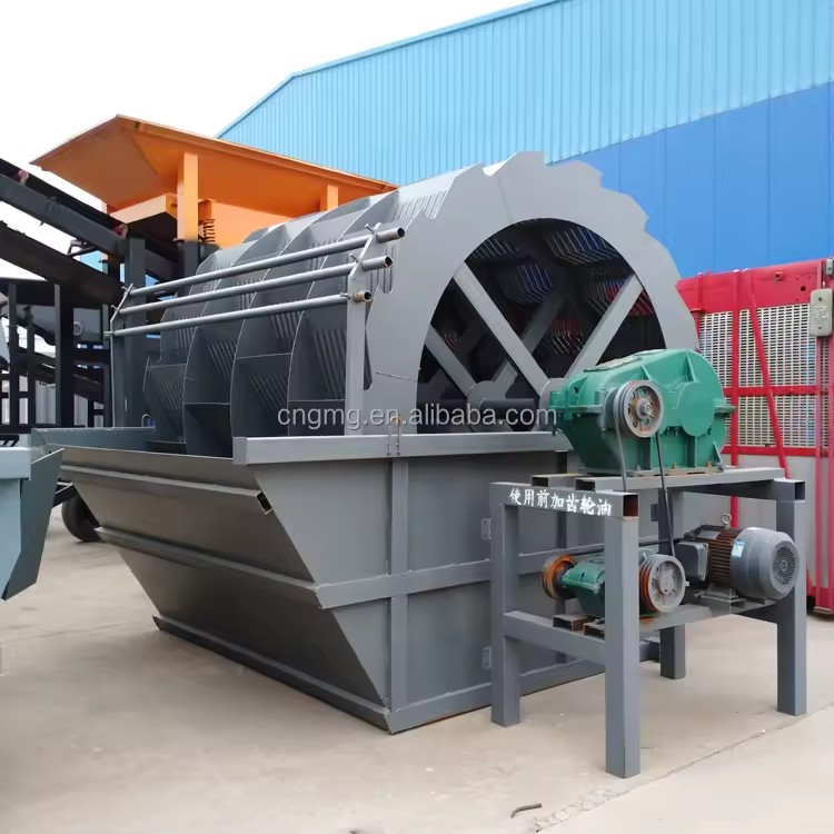 Bucket Wheel Sand Dewatering Washer Wheel Sand Washing Machine With Best Quality Road Sand Washer Equipment