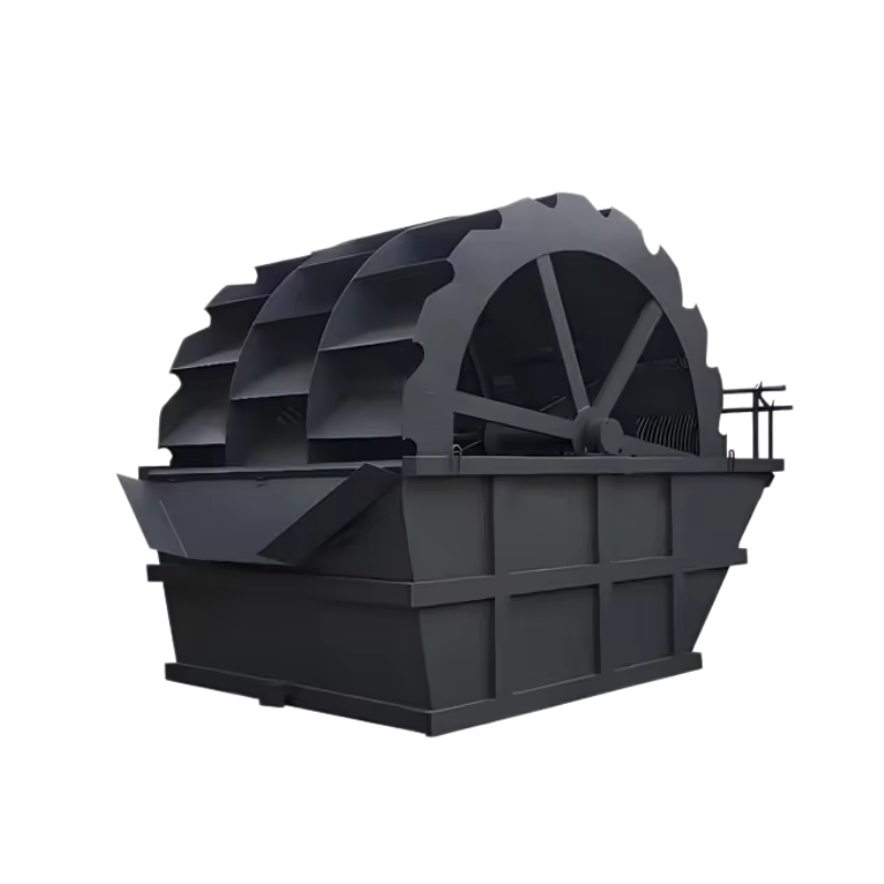 80-150 T/h Customized AC Motor 18.5 kW Wheel Bucket Sand Washer Concrete Construction Sand Washing Cleaning Machine