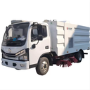 Vacuum Street Sweeper Truck Road Cleaning Vehicle, 1.5m³ Water & 4m³ Dust Tank, Customizable Municipal Road Sweeping Washer