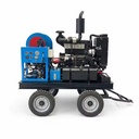 New 180Bar 115LPM Heavy Duty Diesel Engine High Pressure Cleaner for Municipal Pipeline & Industrial Pipe Descaling