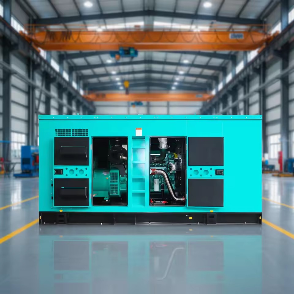 Factory Price Silent Diesel Generator 380-480KW,475-600KVA Prime/Standby Power for Commercial & Industrial Project