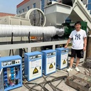 Energy Saving Automatic Electromagnetic Induction Heater Plastic Recycling Granulator CE Certified Fast Heating Durable