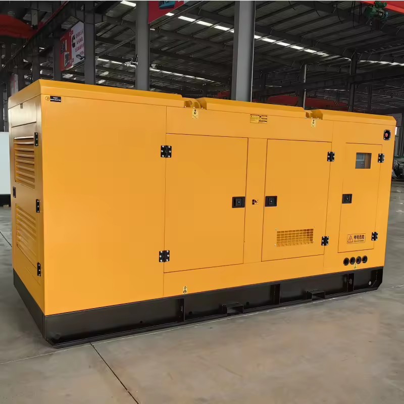 625kVA Methanol Natural Gas Biogas Syngas High Power Gas Generator Set Electric Start 380V Water Cooled Silent Canopy Type