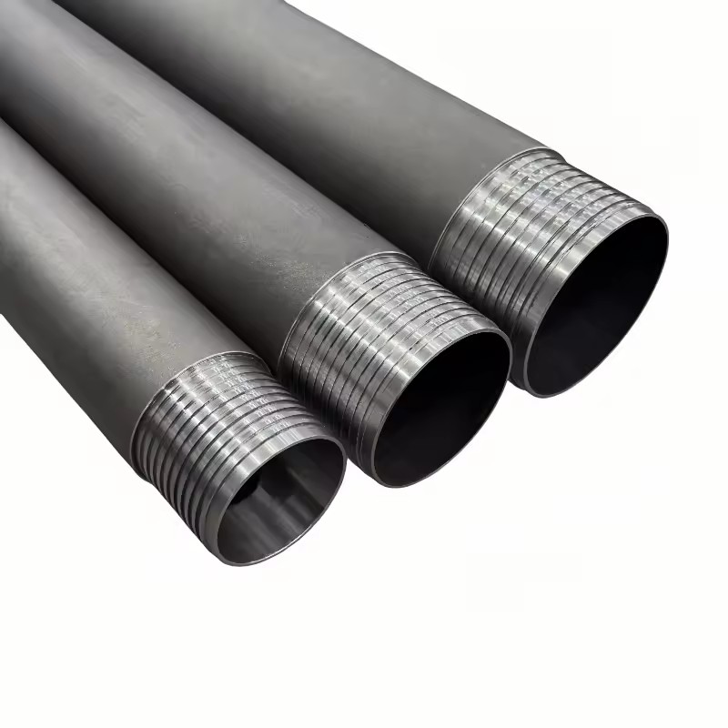 NW High Manganese Steel Drill Pipe 3m Black New for Well Drilling
