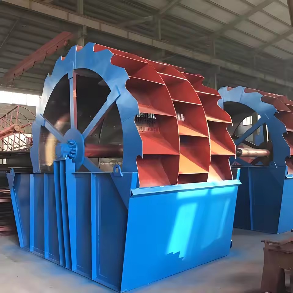 Environmental Wheel Sand Washer Mud Separation Wheel Washing Equipment for Muddy Sand Clay Sand for Sand Station