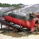 Spiral Sand Washer with Gear and Pump for River Stone Gravel High Capacity AC Motor Easy Maintenance