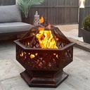 Custom Label Easily Assembled Christmas Backyard Fire Pit Carbon Steel Wood Burning Stoves Heaters