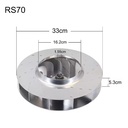 Replacement Burner Fan Impeller Blower Wheel for RS34 RS50 RS70 RS100 RS190 Industrial Gas Burner Boiler Heating System Parts