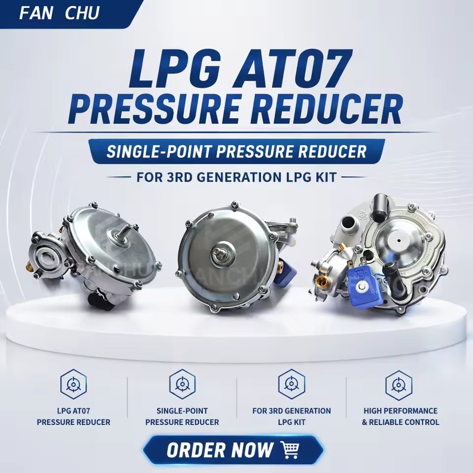Regulator AT07 lpg Reducer South American Popular for 3rd Generation Single-point Systems lpg Gas Conversions