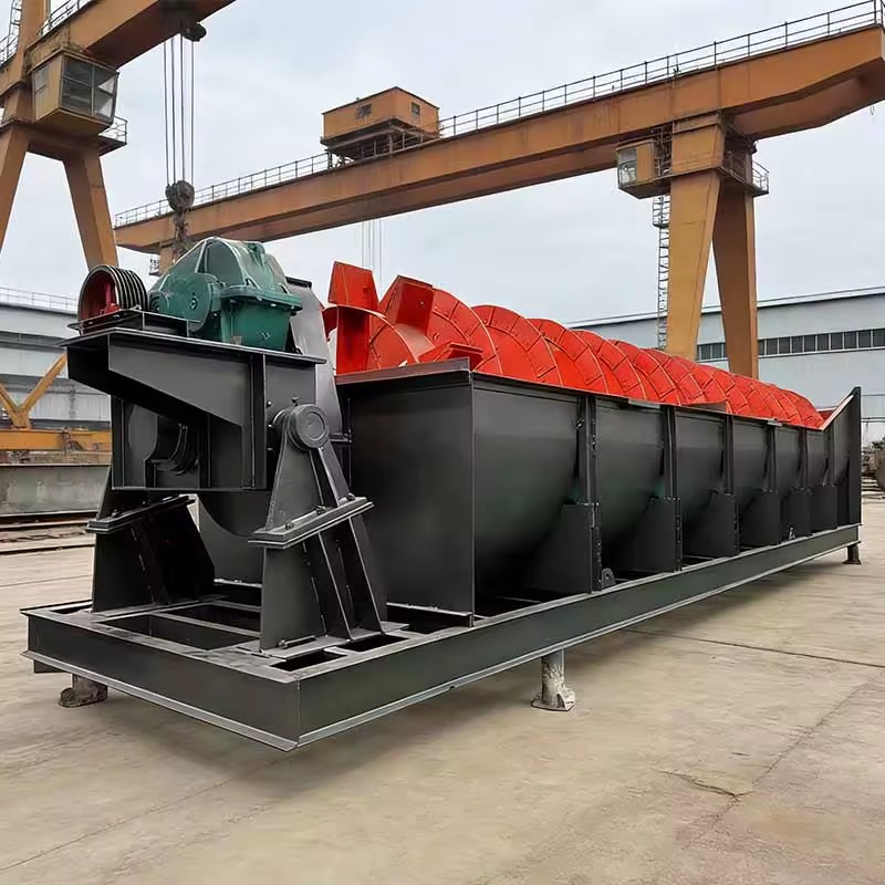 SHANGPIN High Cleaning Efficiency Spiral Sand Washing Machine, River Sand, Mountain Sand, Weathered Sand Mining Machinery