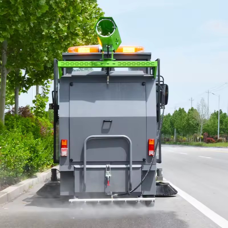 Powerful High Efficiency Battery-Powered Self-Propelled Ride-On Road Sweeper Mist Cannon for Dust Suppression Mining Bulk
