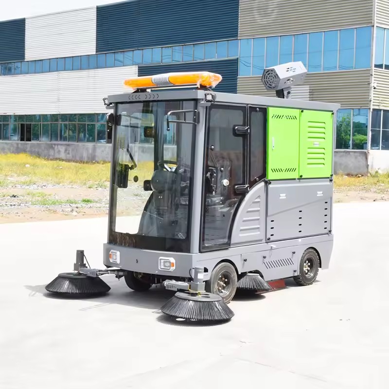 Electric Automatic Road Sweeper Energy Saving Road Sweeper Cleaning Street Sweeping Machine
