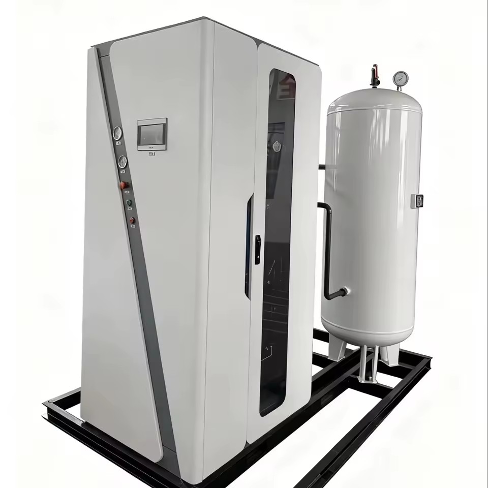 Automatic Nitrogen Gas Generation Equipment High Purity 95%-99.999% Oxygen-Free Environment for Silicon Wafer 220V Motor Gear