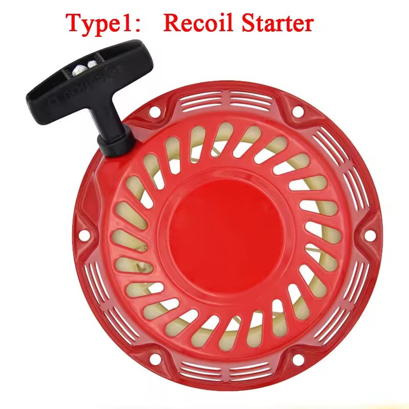 Heavy Duty Plastic Recoil Starter Kit Fits 168F/170F Gasoline Generator Engines Complete Assembly Sleeve Screws Spare