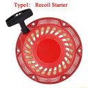 Heavy Duty Plastic Recoil Starter Kit Fits 168F/170F Gasoline Generator Engines Complete Assembly Sleeve Screws Spare