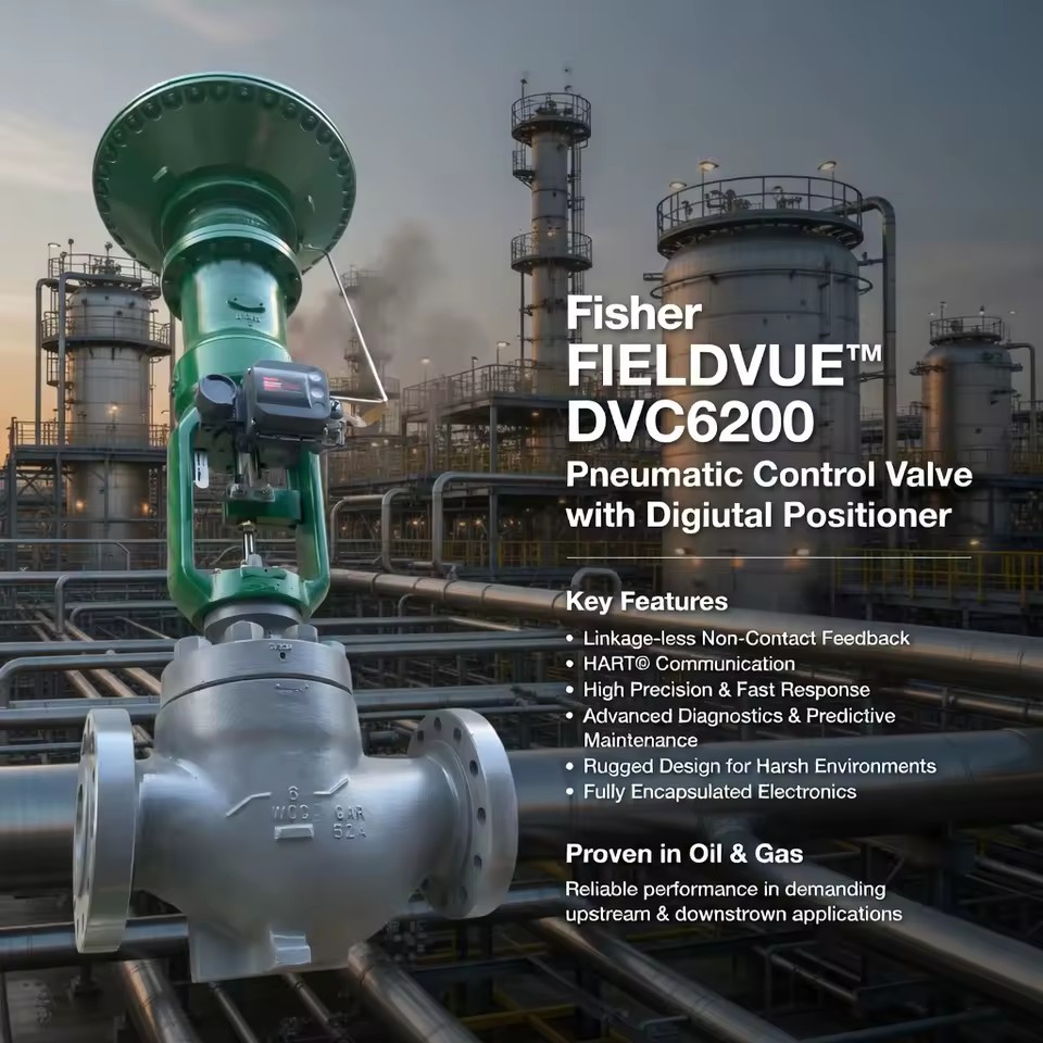 New Original Emerson Fisher DVC6200 Valve Positioner HART Smart Digital Controller for Oil Gas Control Valve Supplier